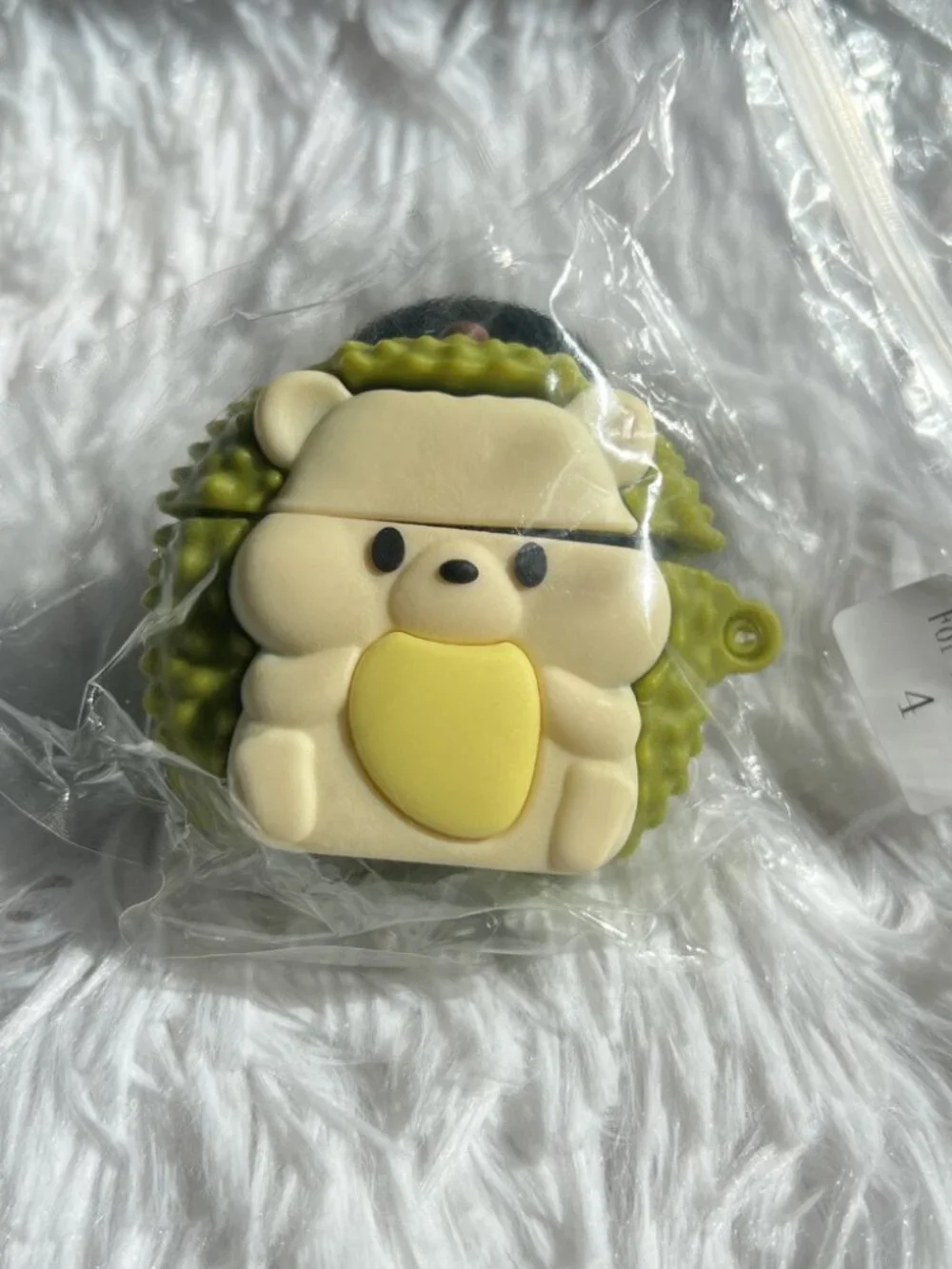 Durian Hedgehog Apple Airpod 4 Case
